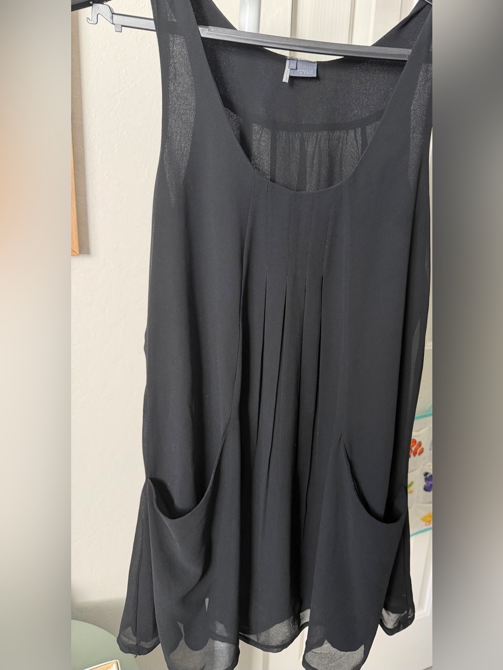 Sparkle & Fade Black mini Dress with Pockets